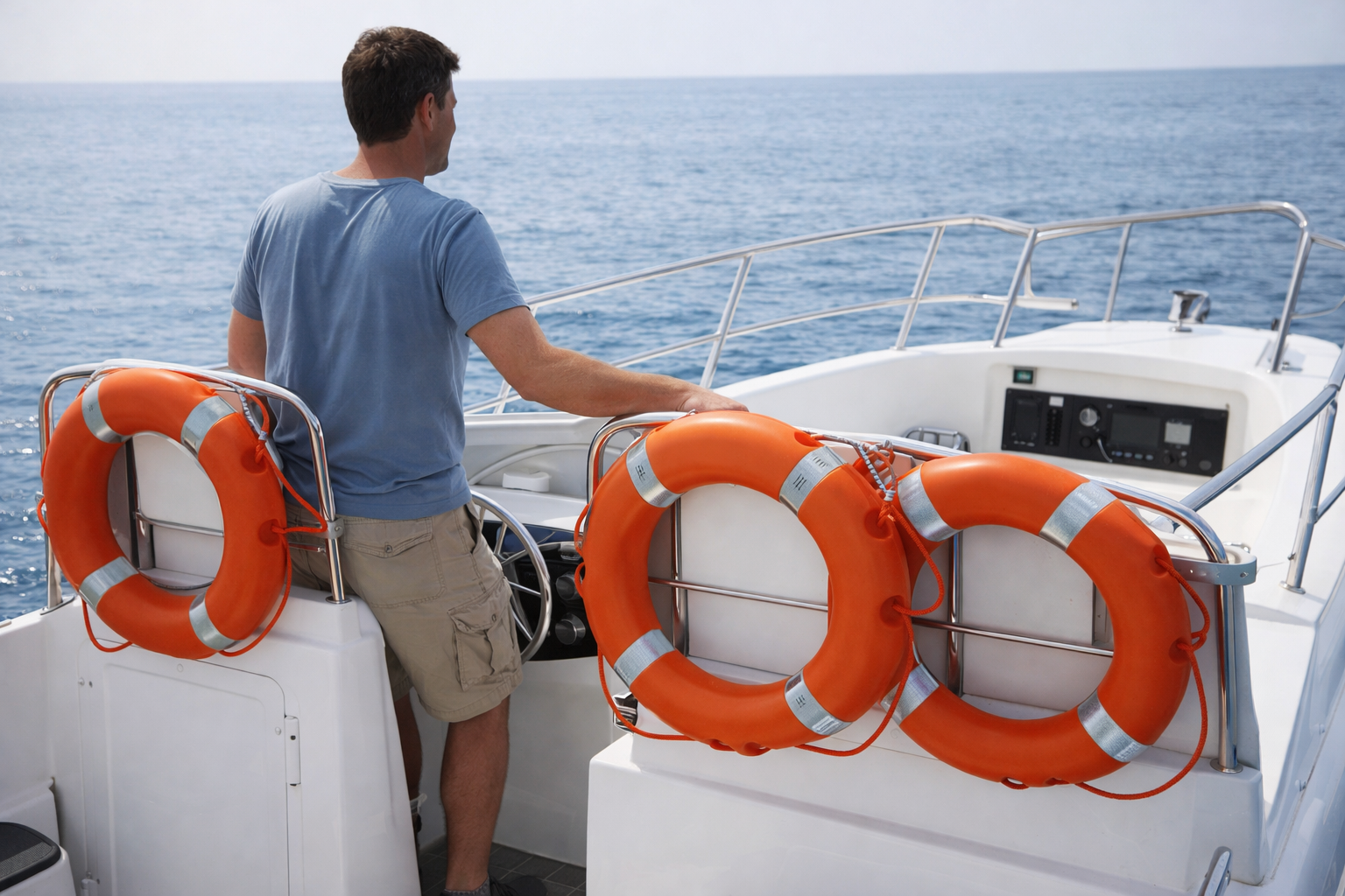 σωσίβια σκάφους για κάθε άνθρωπο.